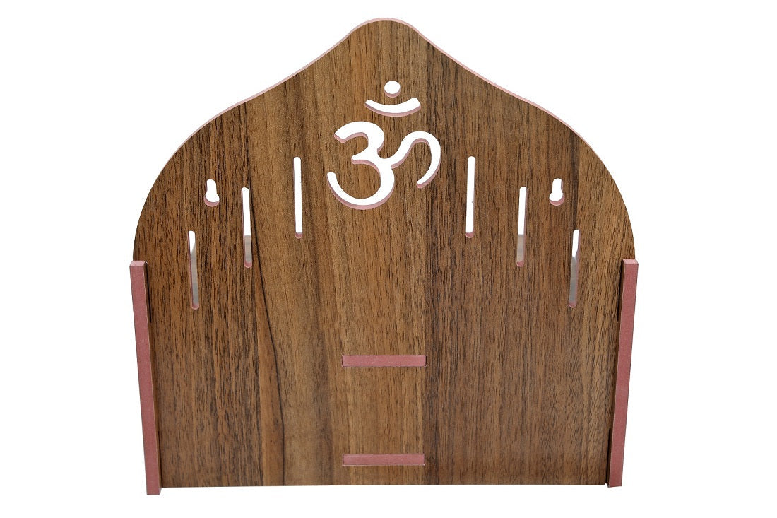 Wooden Temple for Home & Office, Light Weight Puja Mandir